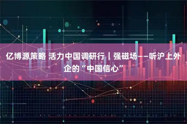亿博源策略 活力中国调研行｜强磁场——听沪上外企的“中国信心”